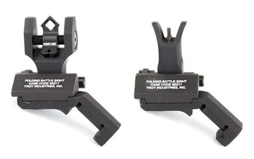 Sights Lasers TROY Industries 45 Degree TROY FLDNG M4 FRNT OFFSET SGHT BLK • Model: 45 Degree